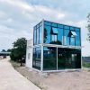 Glass curtain wall modular container house