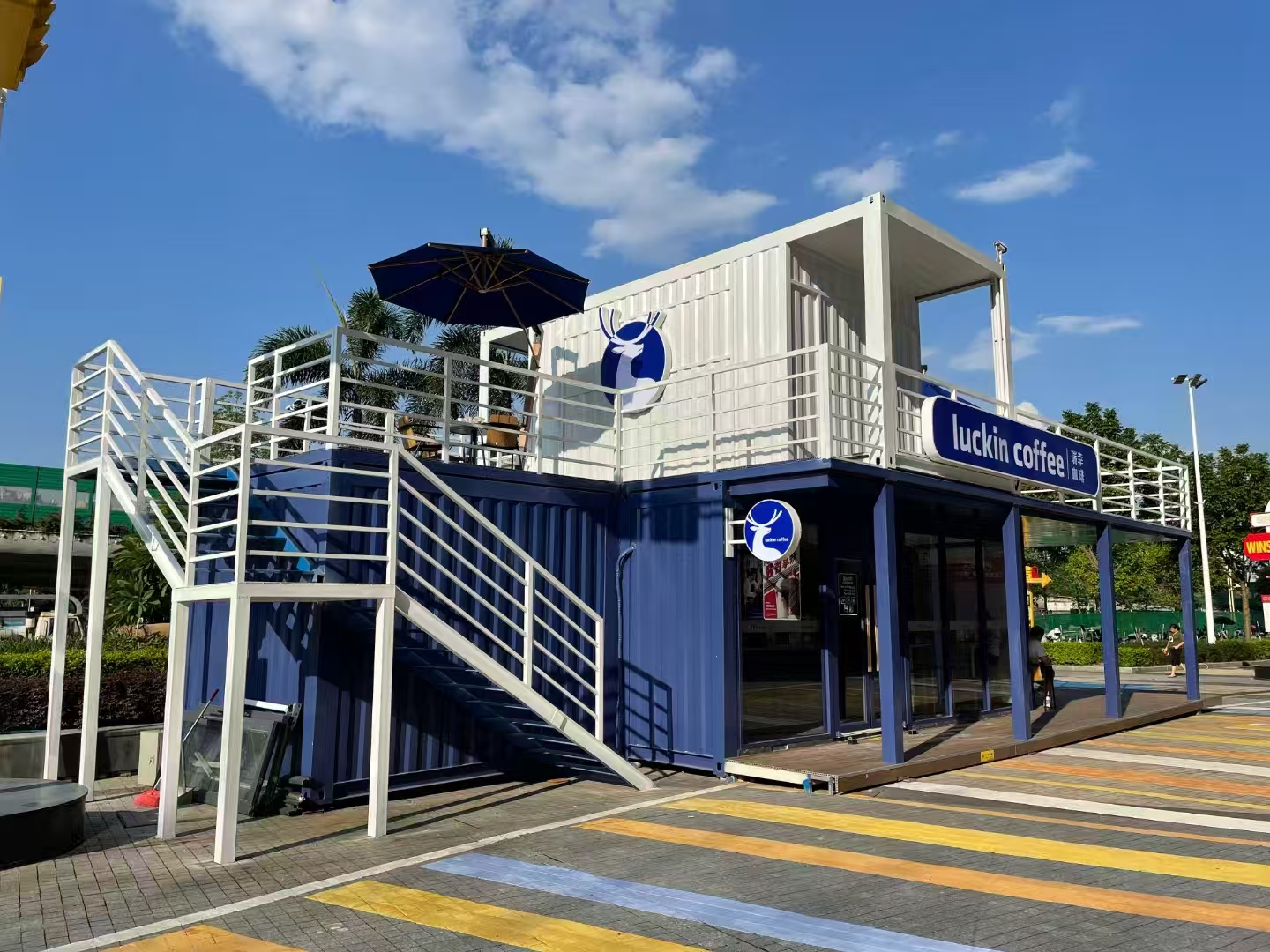 Customized Container Style Coffee Shop