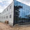 Glass curtain wall modular container house