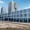 Glass curtain wall modular container house