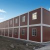 Assembly of container houses for engineering projects