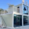 Office/warehouse assembly of container houses