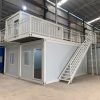 Office/warehouse assembly of container houses