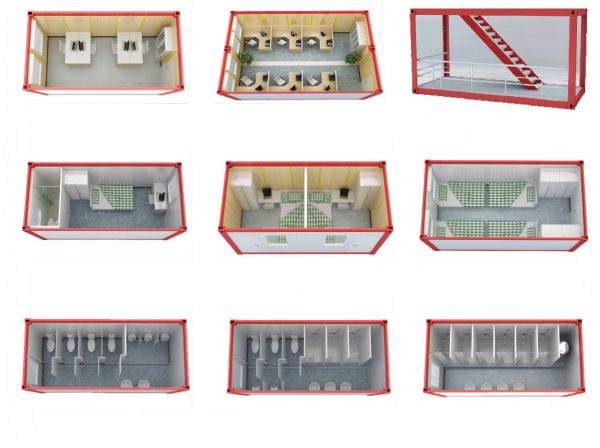 不同应用 Fast Assembly Container House 1