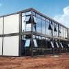 Assembly of container houses for engineering projects