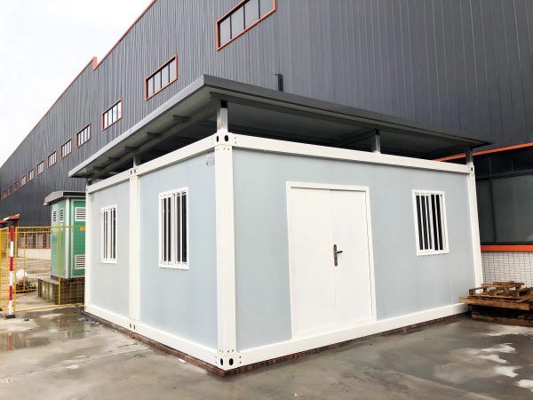 Office/warehouse assembly of container houses