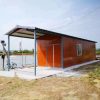 Wood-grain double-slope roof quick assembly box