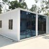 Office/warehouse assembly of container houses