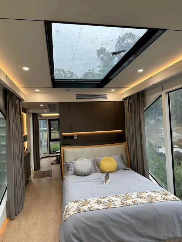 Prefabricated capsule houses - luxurious mobile homes