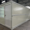 Expandable mobile folding container