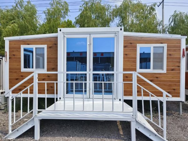 203b459485a36fc18efb291fde0b7a5 Prefabricated three-in-one foldable and expandable double-wing container house