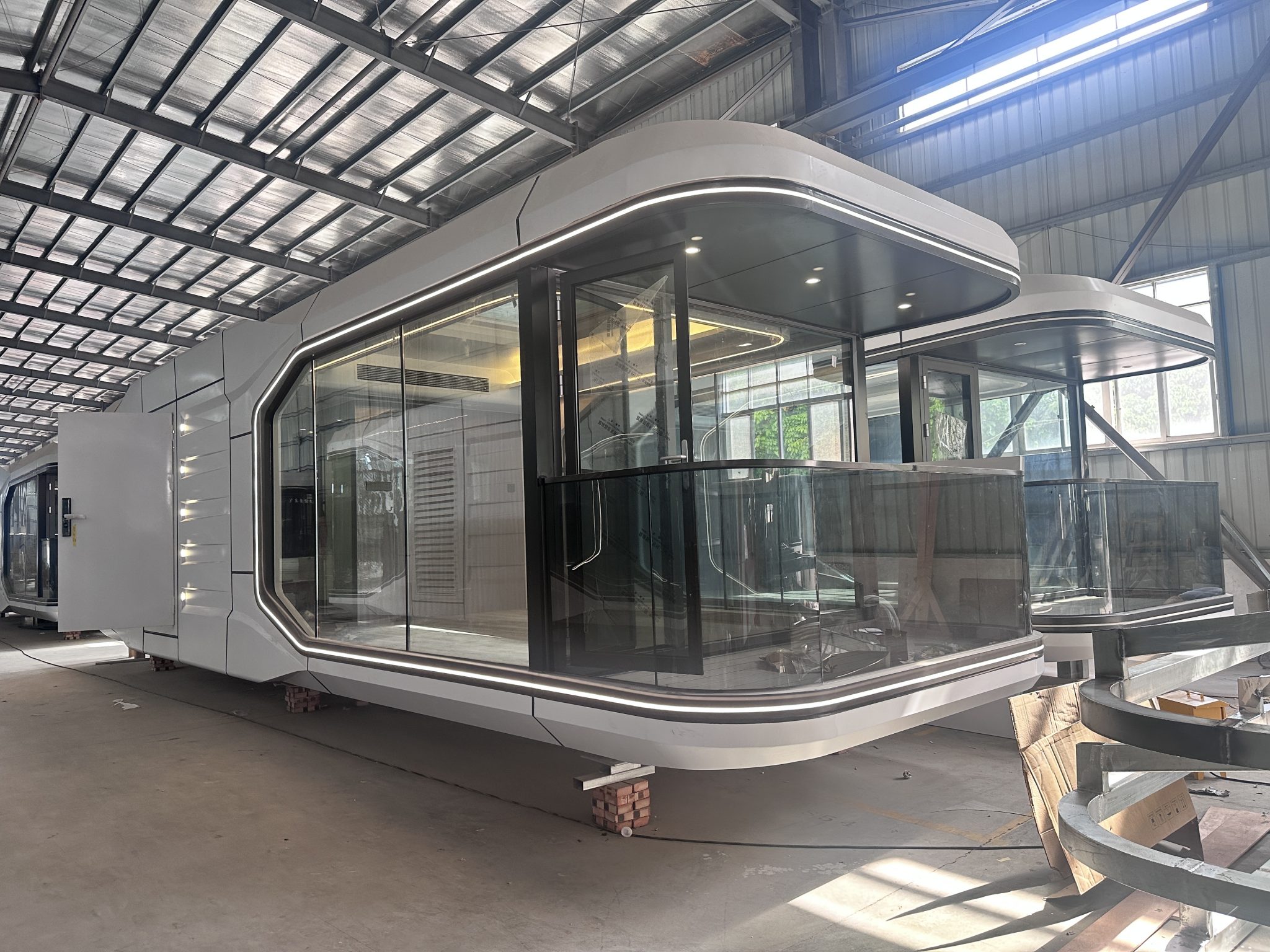 Prefabricated capsule houses - luxurious mobile homes