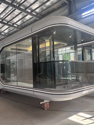 Prefabricated capsule houses - luxurious mobile homes