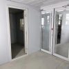 Prefabricated three-in-one foldable and expandable double-wing container house