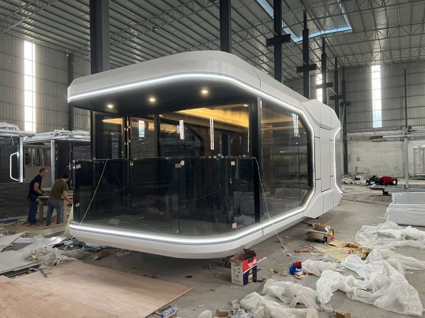 Prefabricated capsule houses - luxurious mobile homes