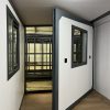 Prefabricated three-in-one foldable double-wing container house / office