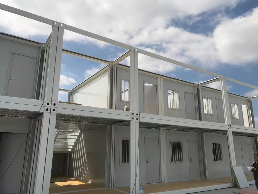 Modular container display effect