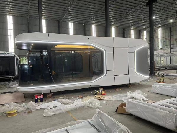 Prefabricated capsule houses - luxurious mobile homes