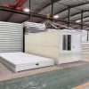 Expandable mobile folding container