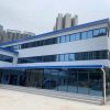 Glass curtain wall T-shaped prefabricated house