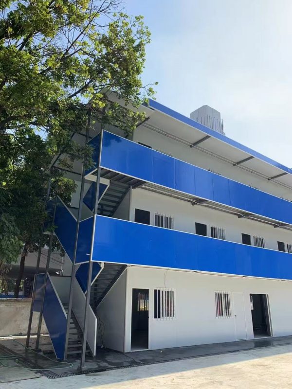 微信图片_20250711133310_145 Blue four-slope roof T-shaped prefabricated house