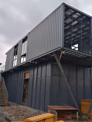 Steel structure office, warehouse