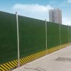Green plant artificial turf enclosure + concrete pedestals