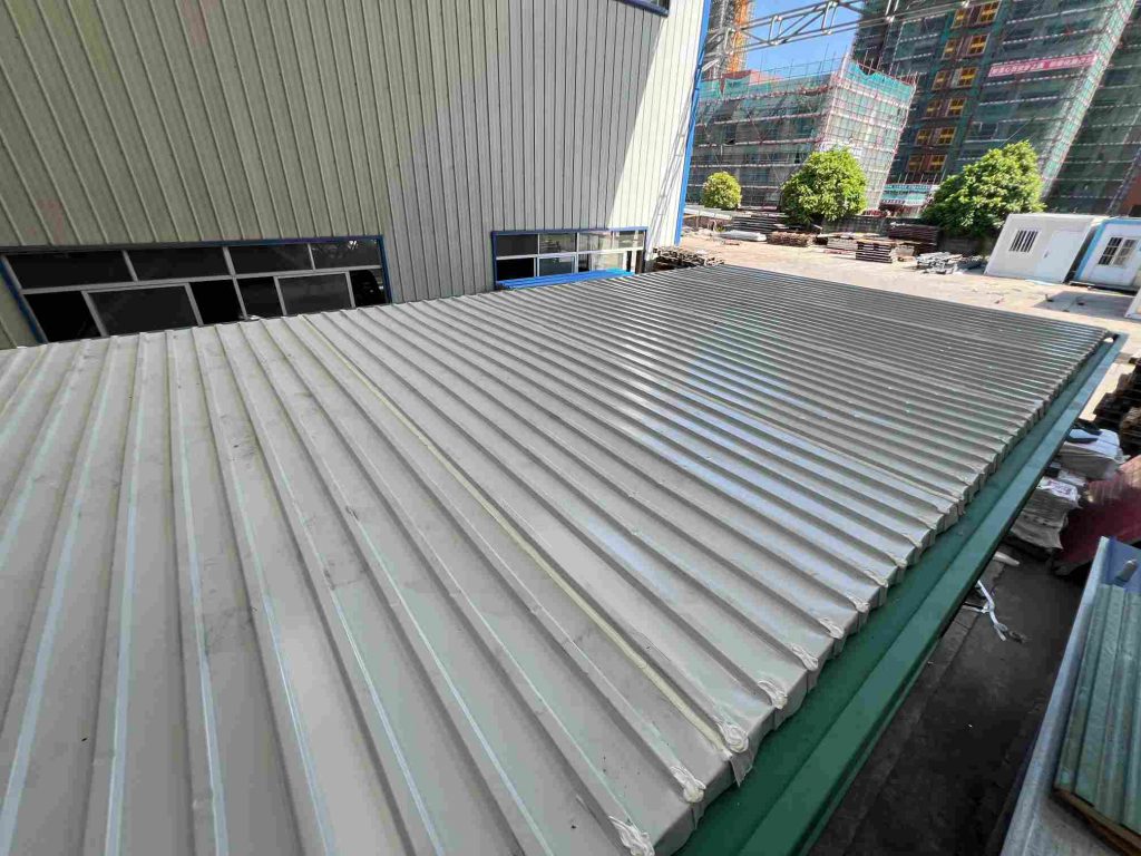 Color steel roof tiles