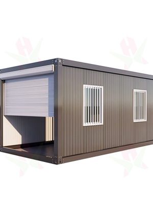 Detachable container-style garage and warehouse