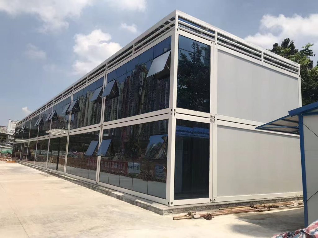 Container buildings can be constructed into offices