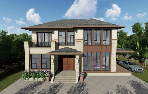 New Chinese-style villa New Chinese-style villa
