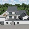 Quadrangle-style villa