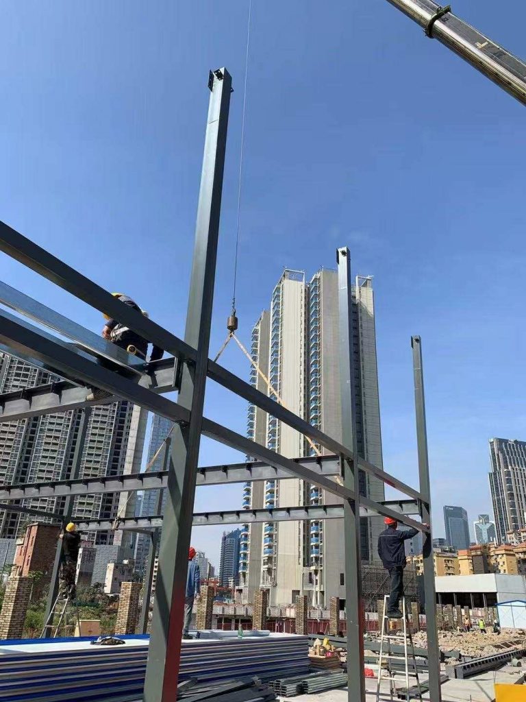 Steel structure connection