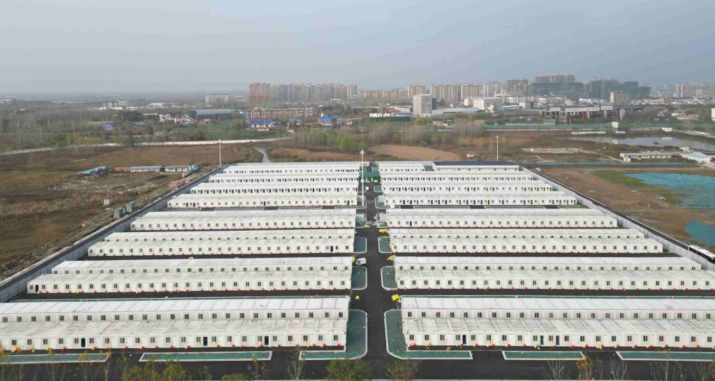 Emergency housing after the disaster has been completed