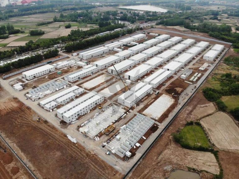 Emergency shelters after an earthquake