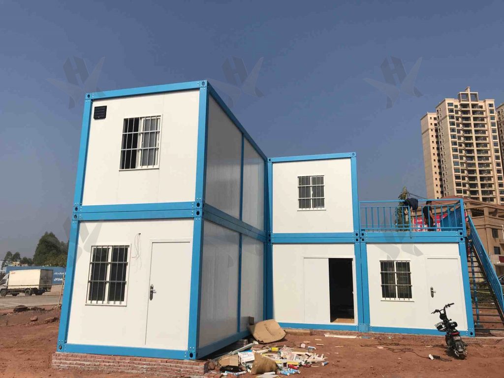 Emergency temporary activity shed
