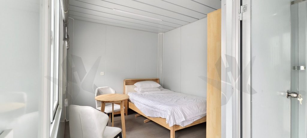 Inside the construction camp