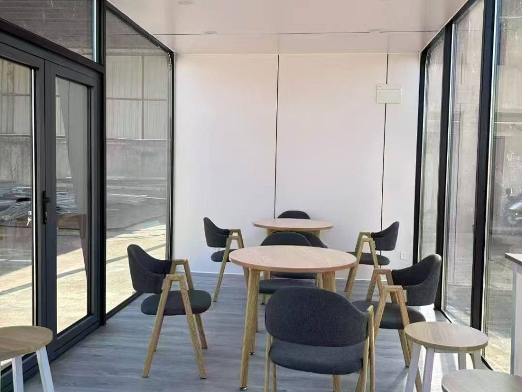 Interior of the Container Café