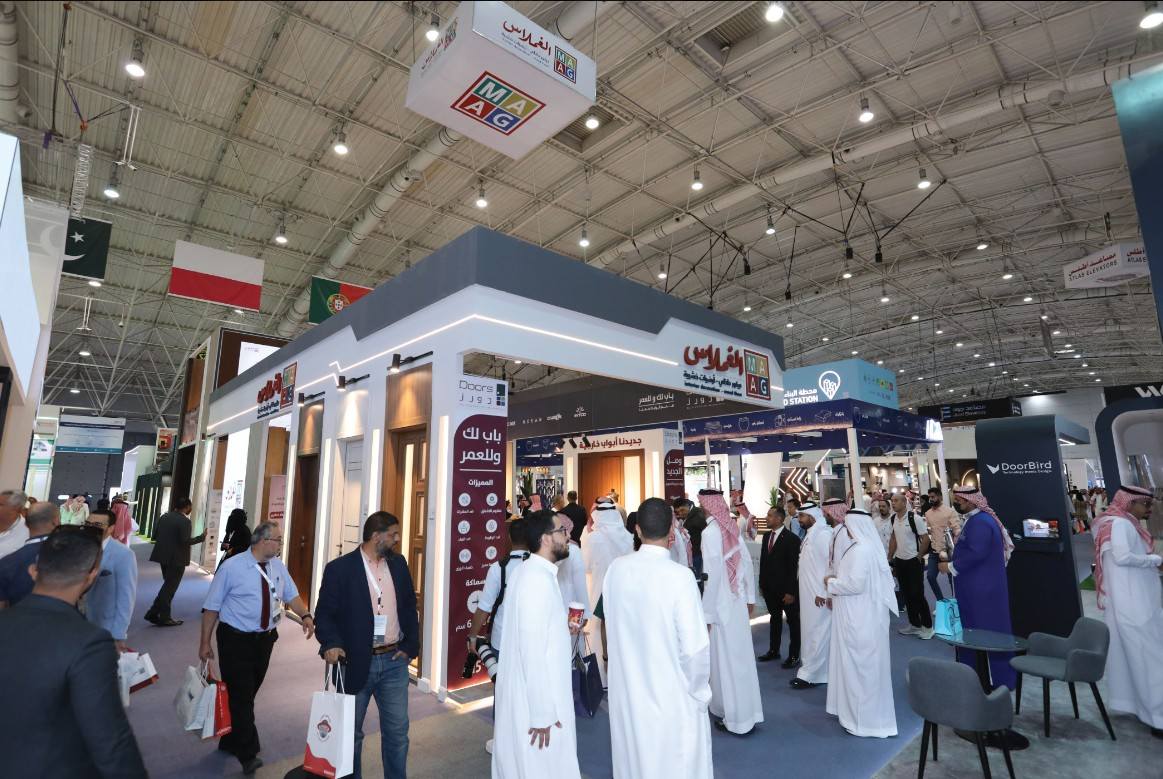 Saudi Build 2025 exhibition hall in Riyadh