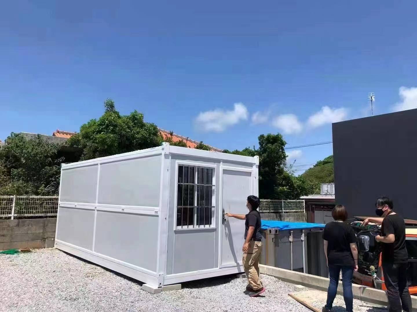 foldable flat-pack container houses