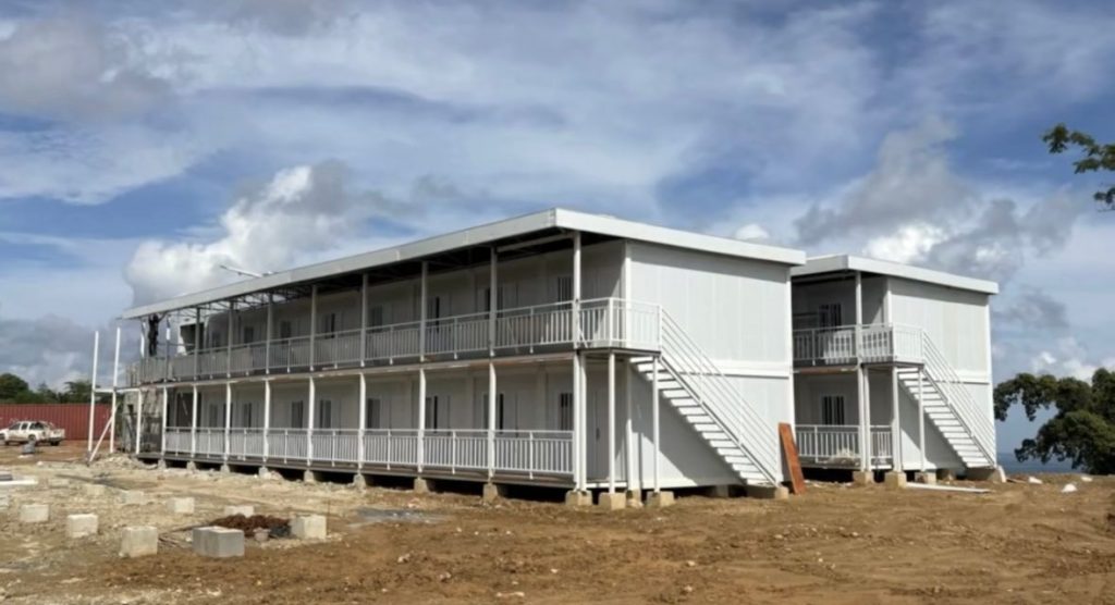 Solomon Islands container housing project