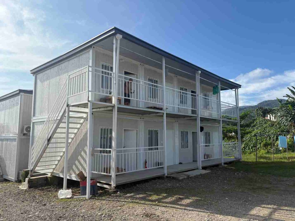 container worker dormitory units in Solomon Islands project