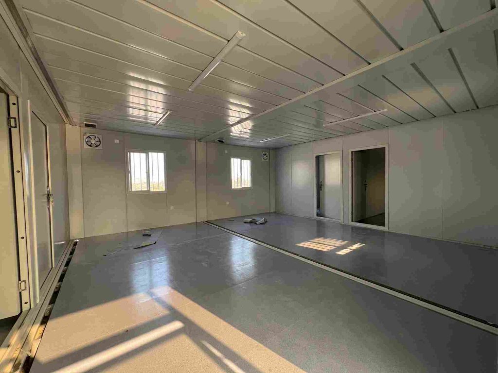 container site office used in engineering construction project