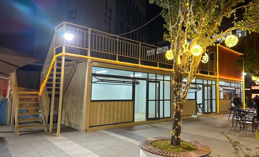 mixed-use container commercial complex