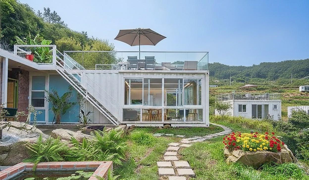 mountain resort restaurant located at the forest summit