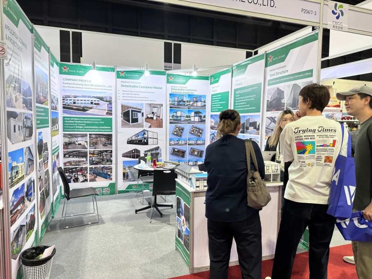 Thailand construction expo booth P204D container house