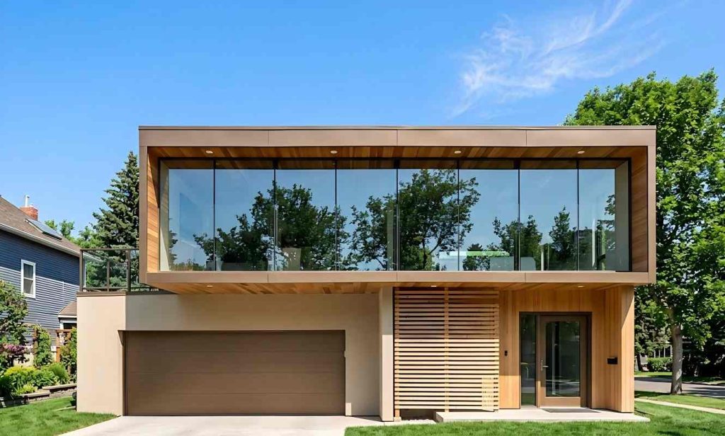 prefab container villa terrace design