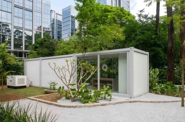 sustainable container commercial showroom solution