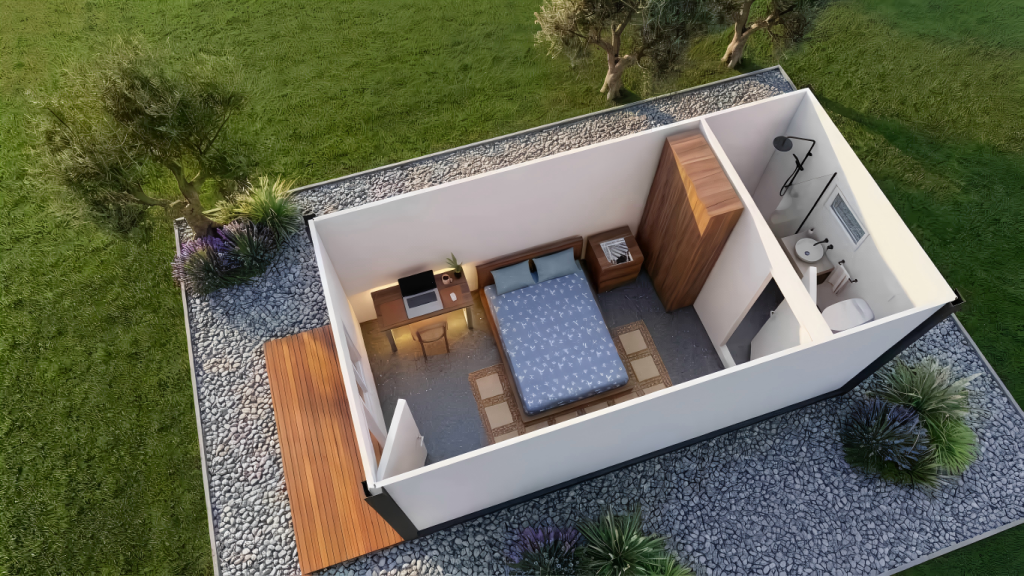 modular temporary housing for flood victims