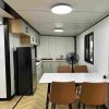 White three-bedroom expandable container unit